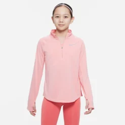 Nike Dri-Fit Big Kids Manica Lunga Ragazze - Rosa -Vendite Racchette da tennis 57330000 13