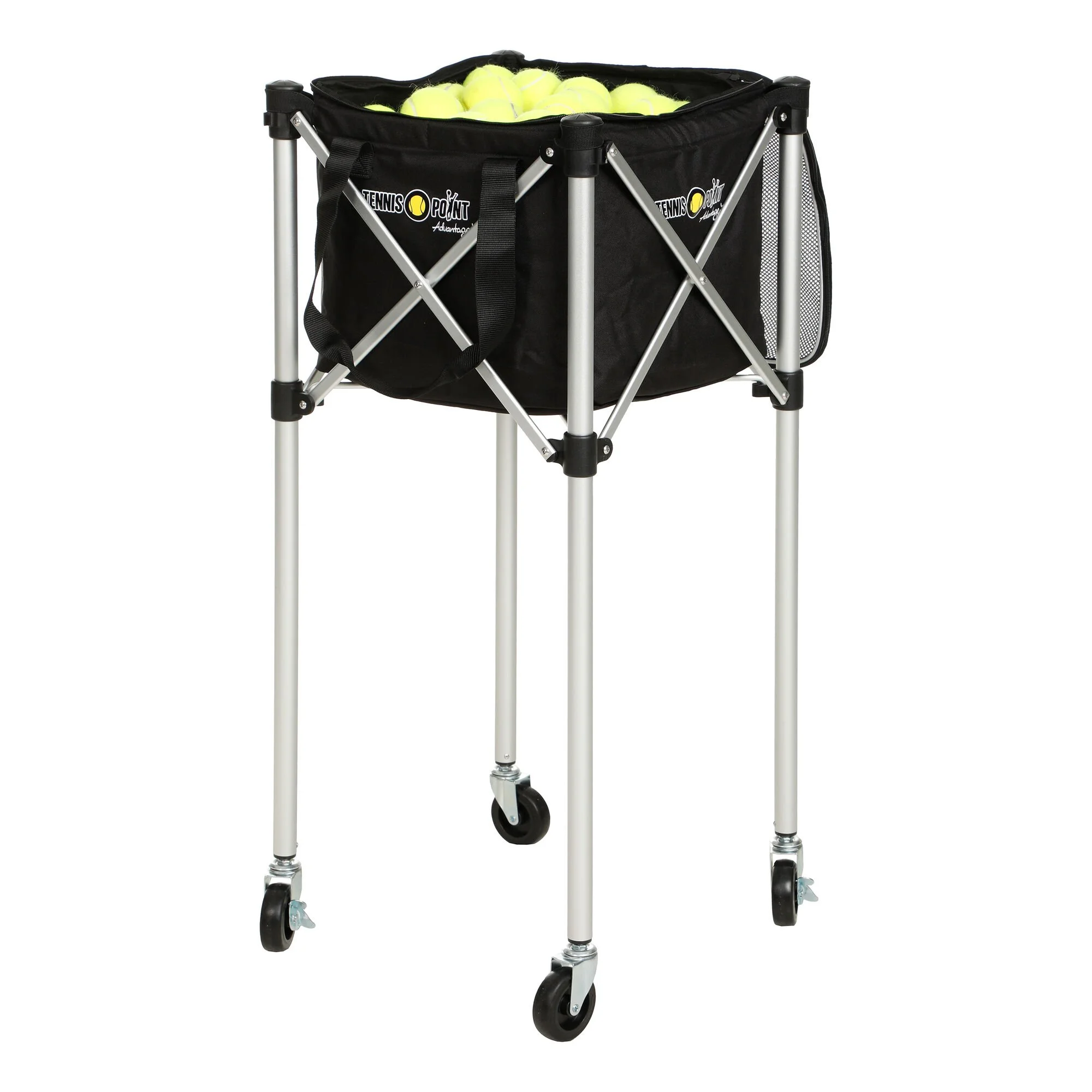Tennis-Point Carrello Per Palline In Aggiunta Borsa - Nero 2 Tennis-Point Carrello Per Palline In Aggiunta Borsa - Nero - immagine 2
